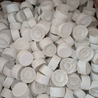 CLEARANCE | White Snap-Cap  | 22-400, 2" | apx 550