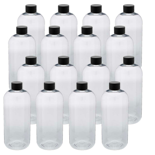 32 ounce bottles (16 count PET plastic with caps)