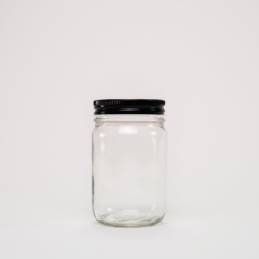 12 oz Glass Keeper Jar with cap